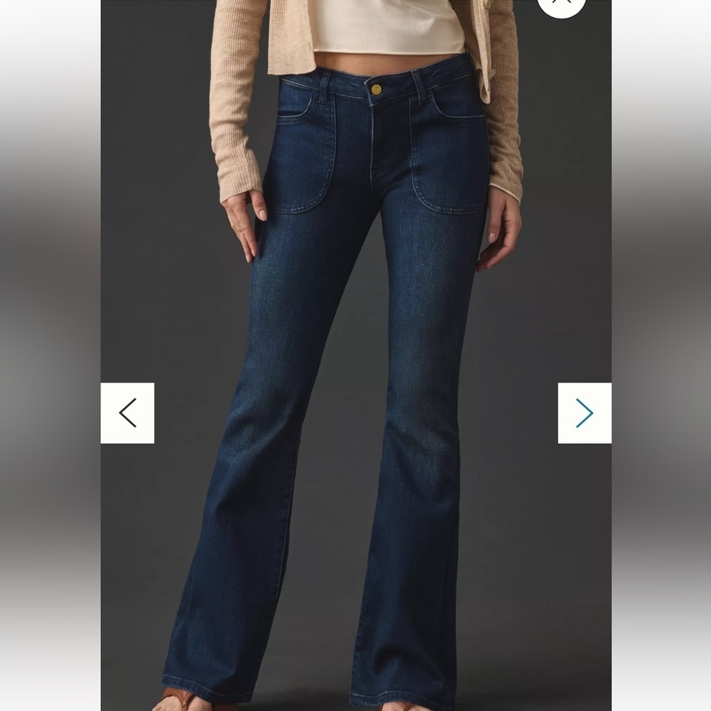 PILCRO by Anthropologie The Icon Low-Rise Flare Jeans - Picture 3 of 11